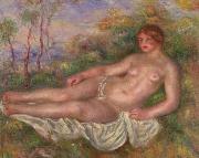 Pierre-Auguste Renoir Reclining Woman Bather oil painting